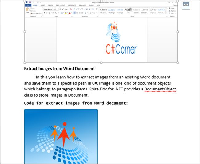 Extract Images from word word document